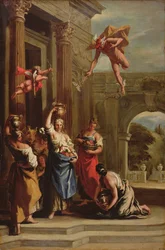 Mercury, Herse och Aglauros (olja på duk)