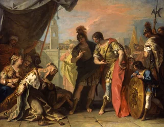 Alexander och Dareios familj, ca 1708-1710