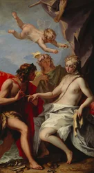 Bacchus och Ariadne (olja på duk)