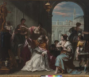 Salomo avgudar idoler, ca 1724