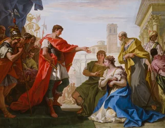 The Continence of Scipio, c.1706 (olja på duk)