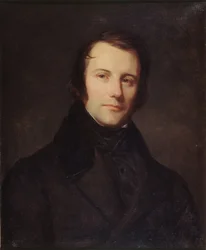 Porträtt av Edgar Quinet 1803-1875, ca 1835.