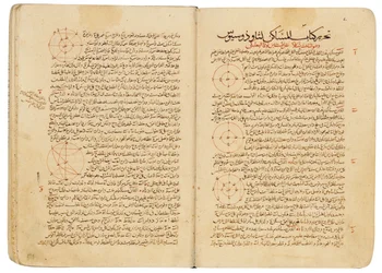 Ett kompendium av avhandlingar om astronomi och matematik av Nasir Al-Din Muhammad bin Al-Hasan Al-Tusi