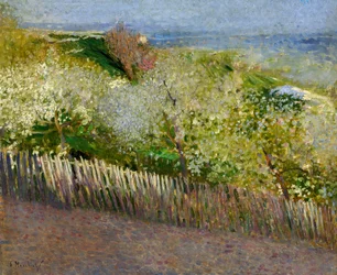 Landskap, av Serafino Macchiati (1860-1916)
