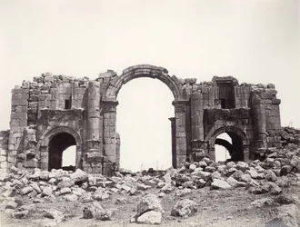 Hadrians båge i Jerash, 1867