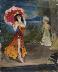 Dansare, tidigt 1900-tal