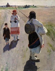 På väg till jobbet