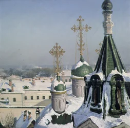 Utsikt från ett fönster av Moskvas målarskola, 1878