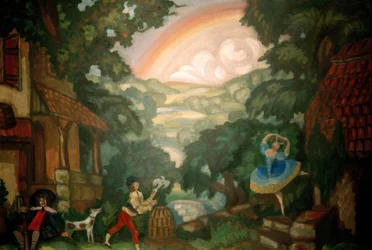 A.Adam, Giselle / scenografi Sudeikin