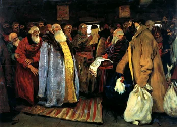 Ankomsten av en voivod, 1907.