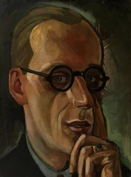 Porträtt av kompositören Sergei Prokofiev 1891-1953, 1930-talet