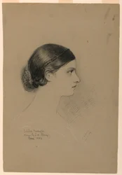 Porträtt av Sophie Huntington