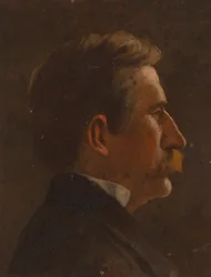 Profil av en man