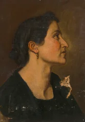 Kvinna i profil