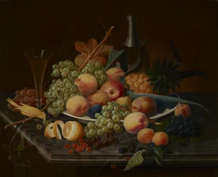 Stilleben med frukt