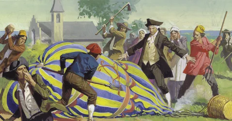 The Balloon Brothers (gouache på papper)