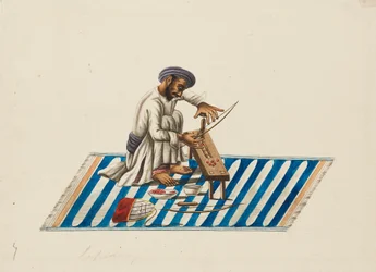Lapidary på jobbet, c1810