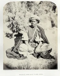 Hassan el Harbi, guide till Jebel Serbal, 1868