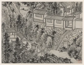 Tolv vyer över Tiger Hill, Suzhou: The Pine Retreat