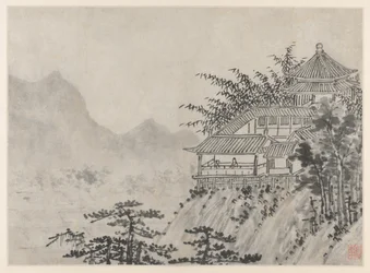 Tolv vyer av Tiger Hill, Suzhou: The Thousand Acres of Clouds, efter 1490.