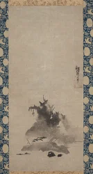 Haboku Flung-ink Landscape, ca. 1510.