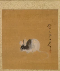 Mus från Album of Paintings av den ärevördiga Zeshin