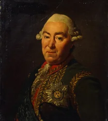 Porträtt av greve Andrey Mikhaylovich Golitsyn