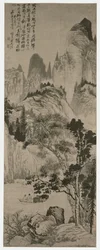 Landskap för Yongweng, Qingdynastin, ca 1687-90 (bläck på papper)