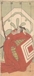 Ichikawa Dan Juro V-medlem Ah, det var ett tag sedan, va? 1779.
