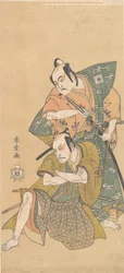 Skådespelaren Ichikawa Yaozo II som en samuraj, ca. 1765.
