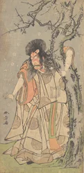 The Fifth Ichikawa Danjuro as a Court Noble Kuge, 1773