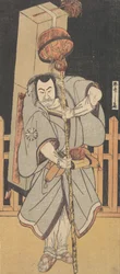 Den första Nakamura Nakazo som en Rokuju Rokubu STÅR vid ght, 1780.