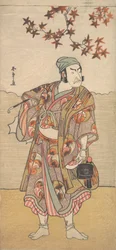 Den första Nakamura Nakazo i rollen som Shimada no Hachizo, 1783.