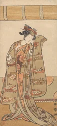 Den fjärde Iwai Hanshiro som kvinna, 1773 eller 1774.