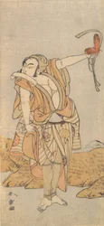 Den andra Nakamura Juzo som en Yakko, 1773 eller