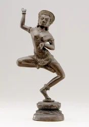 Dansande Dakini, Lopburi-kultur (brons)
