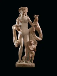 En allegorisk grupp föreställande Rättvisa, andra hälften av 1600-talet (alabaster)