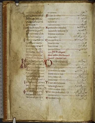 Harley MS 5786 f.2v Trilingual Psalter. Rahlfs 174, c.1130-54 (vellum)