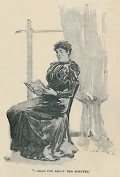 Jag läste i ungefär tio minuter, 1892