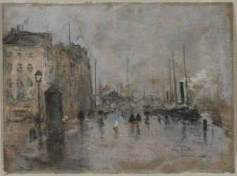 Grand Quai i Le Havre, 1901.