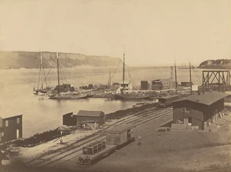 Palisades, Hudsonfloden, Yonkers Docks