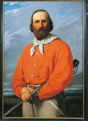 Porträtt av Giuseppe Garibaldi