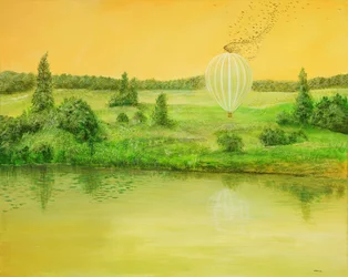 Landender ballong