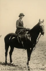 Prinsessan Yolanda av Savojen (1901-1986), grevinna av Bergolo, häst