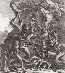 Herkules och Hydra. (skriva ut)