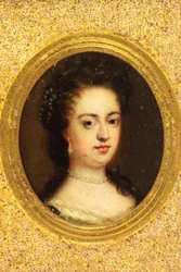 Queen Mary II (akvarell på veläng) (se även 3076024)