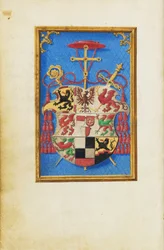 Blazon av kardinal Albrecht von Brandenburg