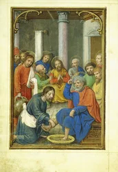 Kristus tvättar Petrus fötter, 1520-talet
