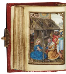 Folio från en miniatyrbok med timmar, användning av Rom, Brygge, 1530-35