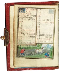 Folio från en miniatyrbok med timmar, användning av Rom, Brygge, 1530-35